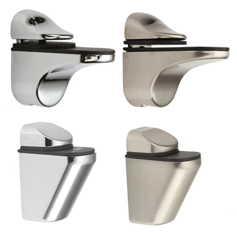 

Zinc Alloy Adjustable Glass Clamps Glass Shelf Holder Support Bracket Chrome Alloy Shelf Holder Glass Bracket Satin/Glossy