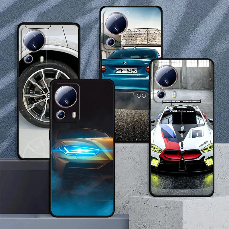 

Sports BMW Fashion For Xiaomi Mi 13 12 11 10 11T 10T 9T 9 8 Note 10 Ultra Pro Lite TPU Soft Silicone Black Phone Case Coque Capa
