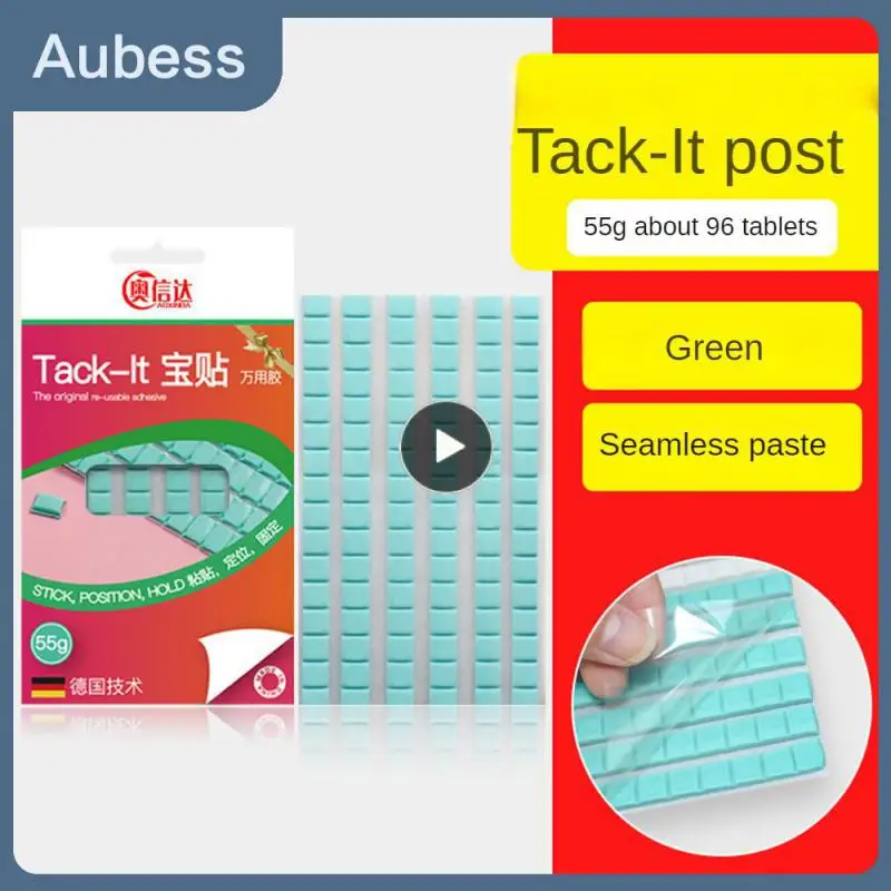 

Multipurpose Photo Frame Stickers Blue Posters Seamless Nail-free Adhesive Home Office Tools Earphones Cleaning Glue Fixed