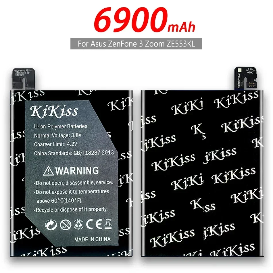 Аккумулятор C11P1612 6900 мАч для Asus ZE553KL ZenFone 3 Zoom Dual SIM LTE S Bateria