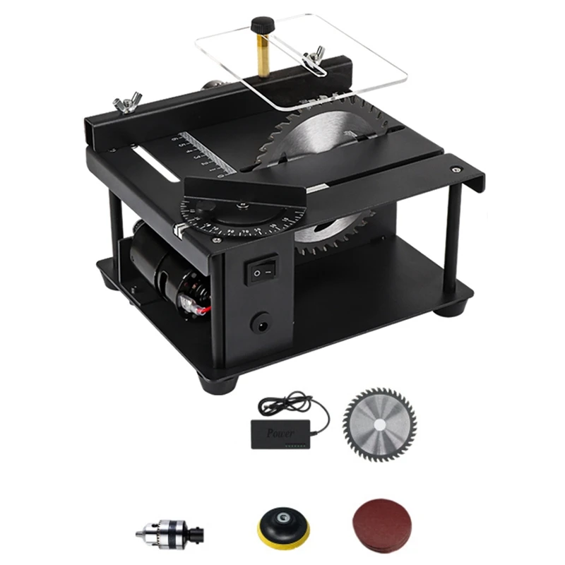 

Миниатюрная Точная Настольная пила, маленькая домашняя Настольная пила для деревообработки, раздвижная Настольная пила, режущая машина