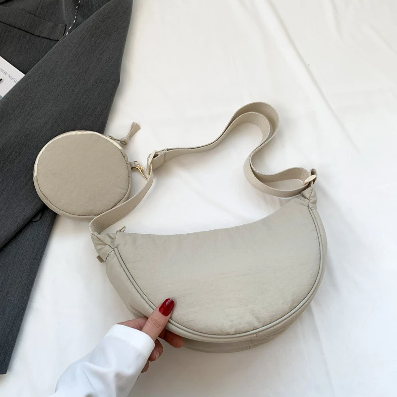 

Nylon Hobos Crossbody Bag High Quanlity Dumpling Shoulder Bag Tote Bags For Women Fashionable Handbag