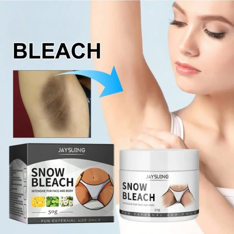 Крем для отбеливания снега увлажняющий осветляющий подмышек черные пятна темный