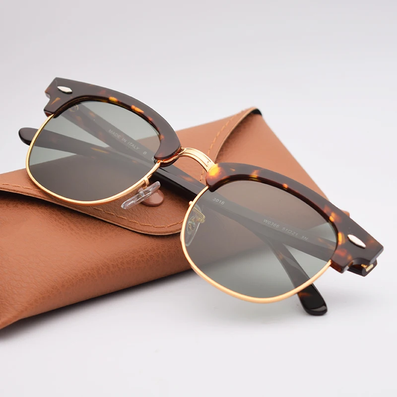 

TOP Quality Luxury Brand Sunglasses Men Women Acetate Frame Real Glass Lenses Sun Glasses gafas de sol para hombre