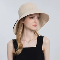 hat women wide brim summer sun beach accessory uv protection breathable cap for holiday swimming