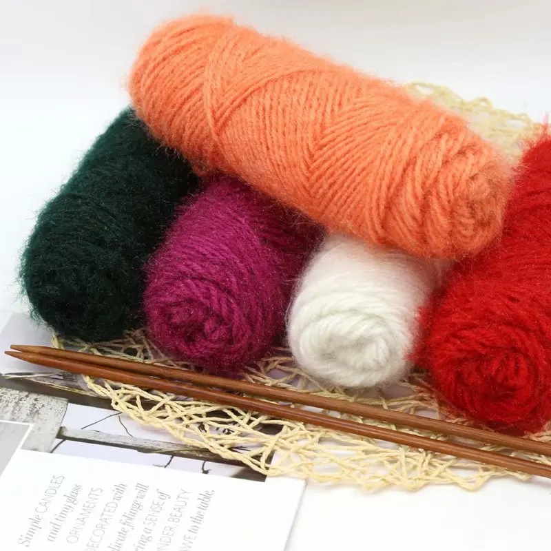 Беличья пряжа 75 г 1 шт. яркая шелковая лавсановая нить ручное плетение сделай сам