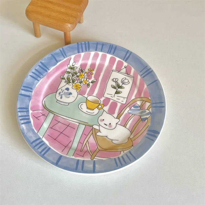 

Мультяшная керамическая тарелка