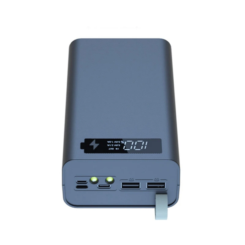 

New 2X 12X18650 Charging Battery Case Welding Free Battery Storage Box DIY Power Bank Case T12 With Light 18650 Battery Box
