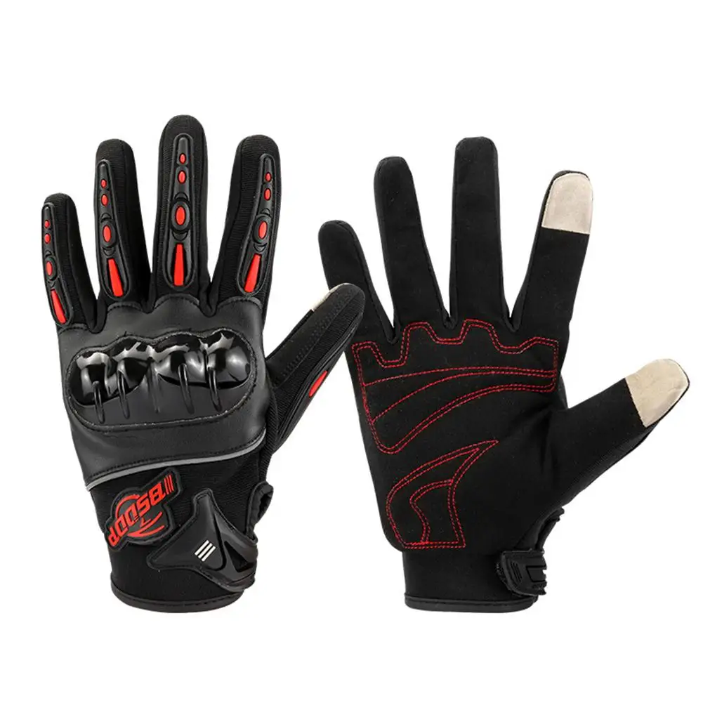 

Мотоциклетные Перчатки, Нескользящие перчатки на весь палец для сенсорного экрана, защитное оборудование для занятий спортом на открытом в...