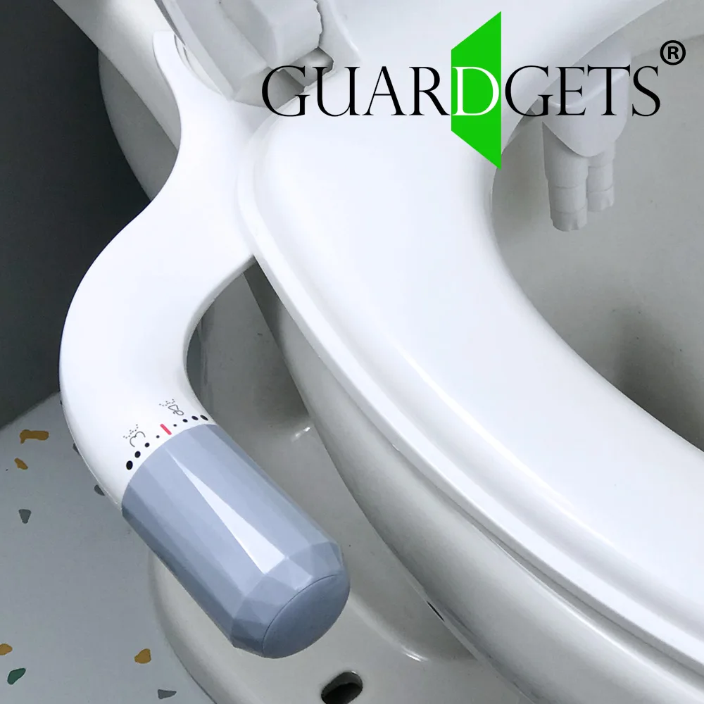 

Guardgets Toilet Seat Bidet Attachment Smart Bidets Ultra-Slim Dual Nozzles Self Cleaning Adjustable Water Pressure Easy Install