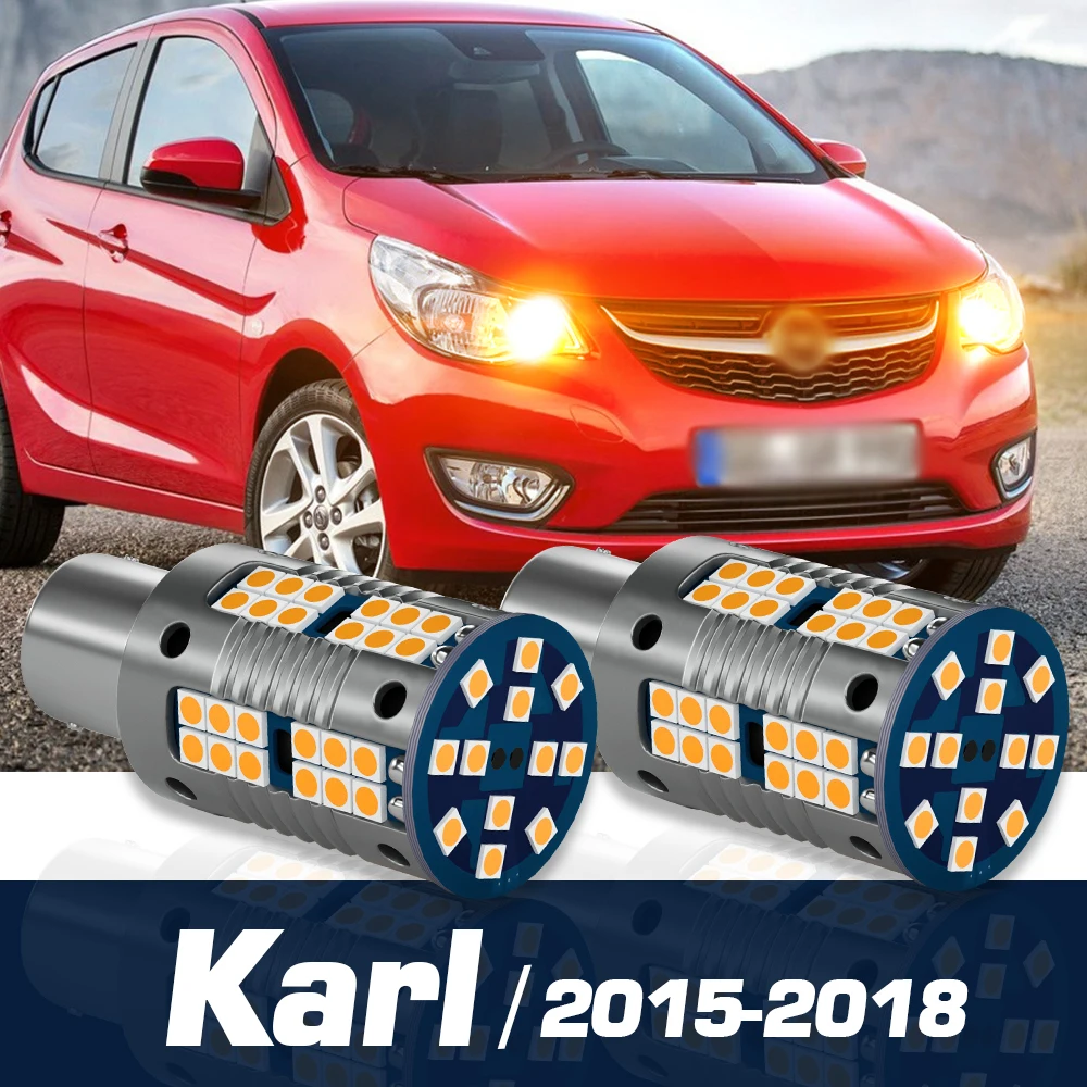 2 шт. светодиодные указатели поворота аксессуары для ламп Canbus Opel Karl 2015 2016 2017 2018