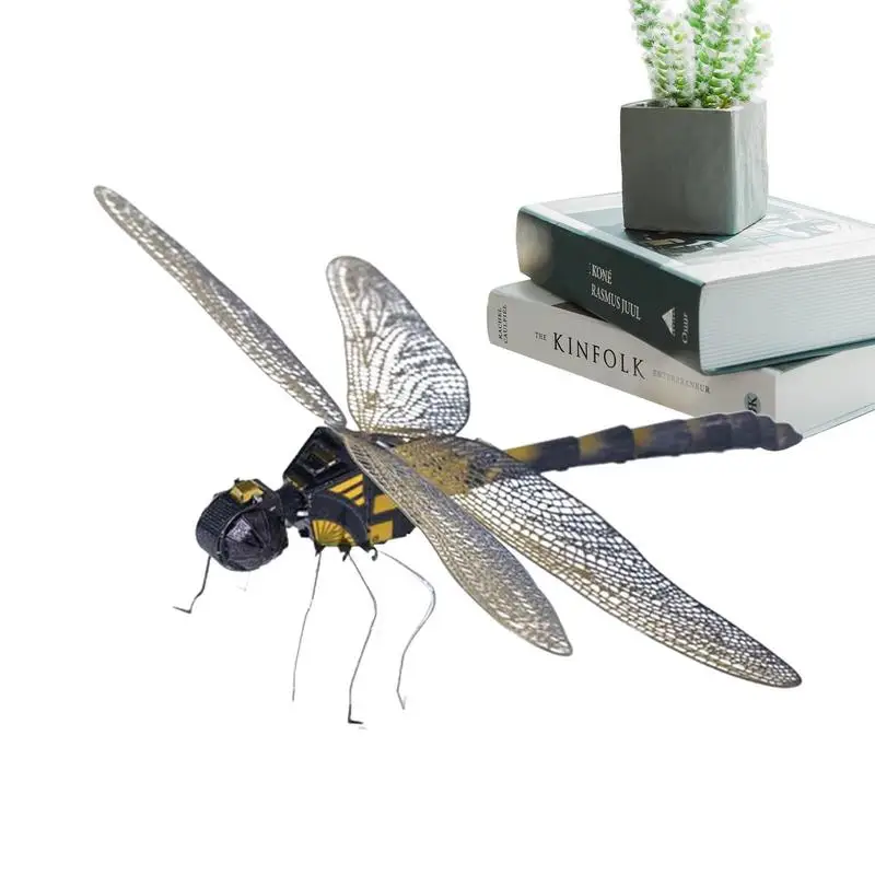 

Металлическая Модель Dragonfly, строительные комплекты, 3D Механическая стрекоза, наборы моделей, развивающие механические панковские модели, наборы для детей, мальчиков