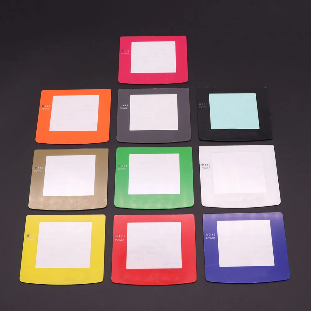 XOXNXEX 50 шт. новый пластиковый объектив для GBC Gameboy цветной протектор объектива W/