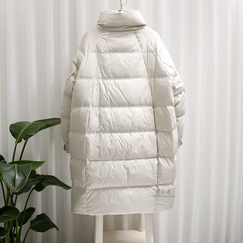 New Women Down Jacket Casual Style Autumn Winter Long Coats And Parkas Female Outwear