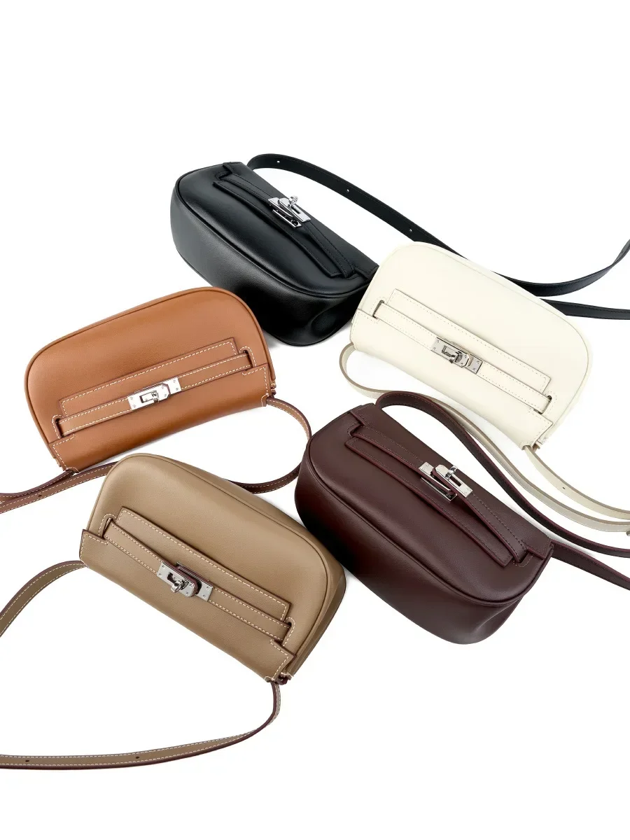 Высококачественная женская универсальная сумка через плечо из натуральной кожи