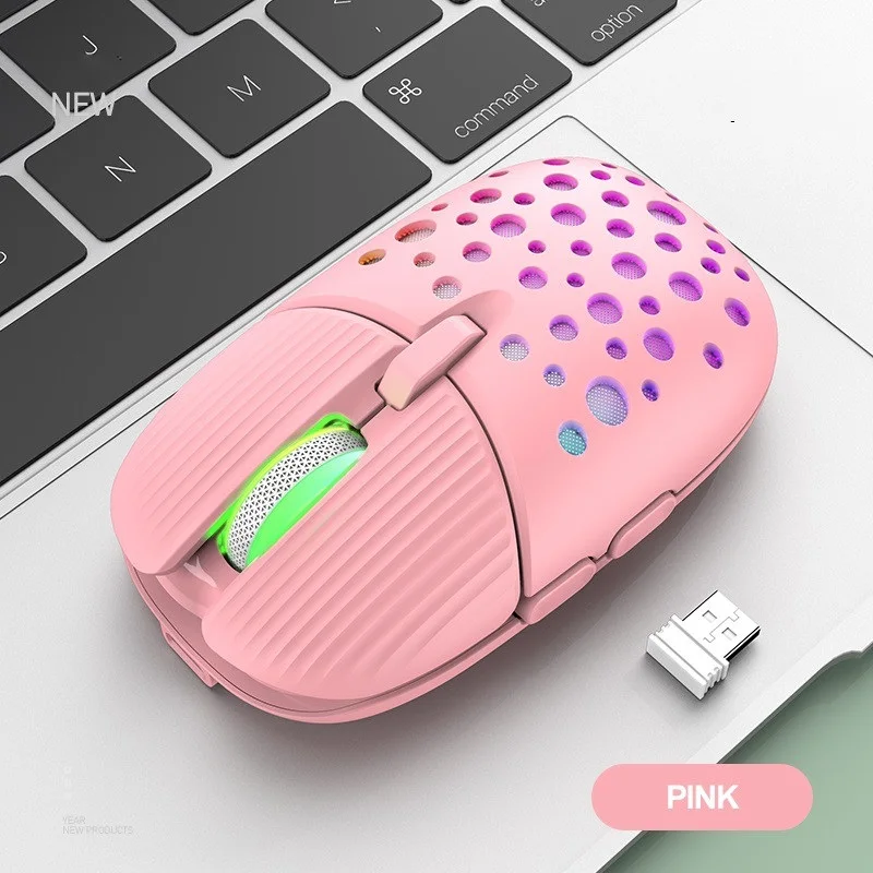 

ONLIVING 2.4G Wireless Mouse Rechargeable Silent LED Colorful Backlit Gaming Mouse for Desktop PC Laptop Notebook Computer