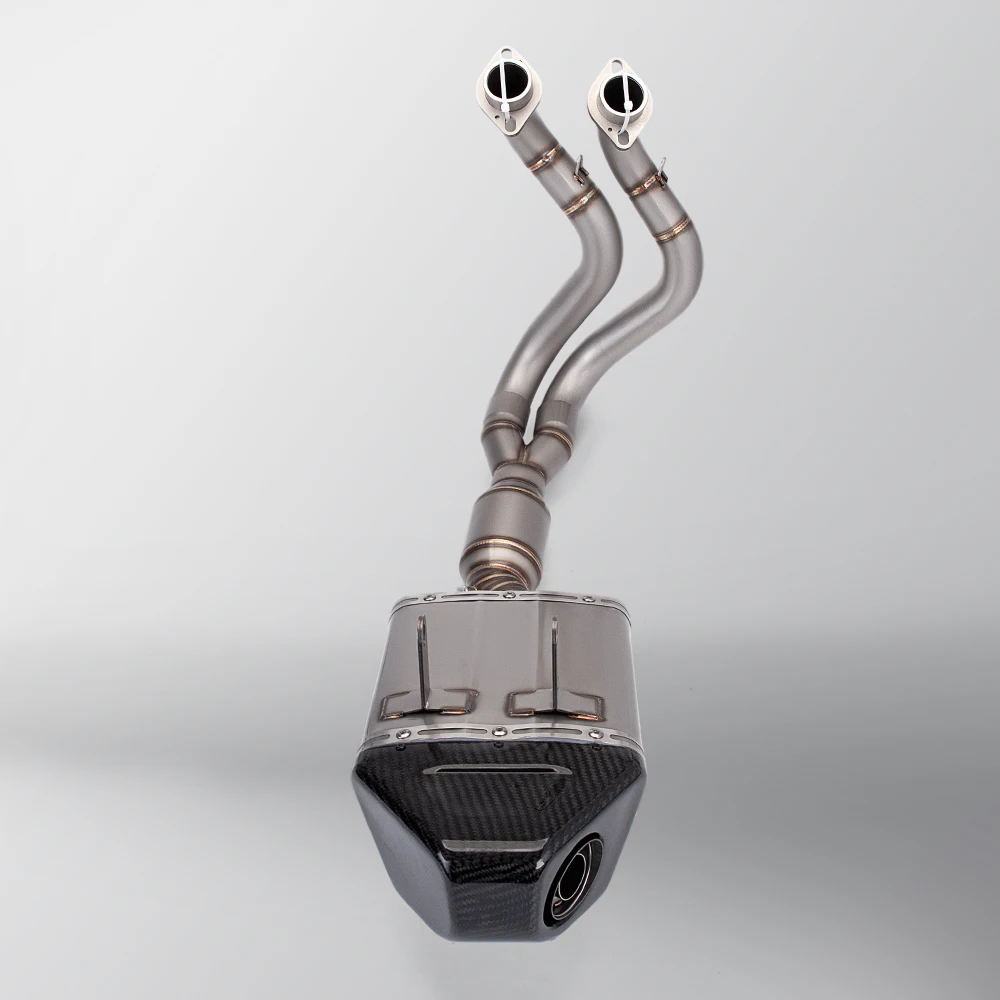 Выхлопной глушитель из нержавеющей стали styem для мотоцикла передняя выхлопная