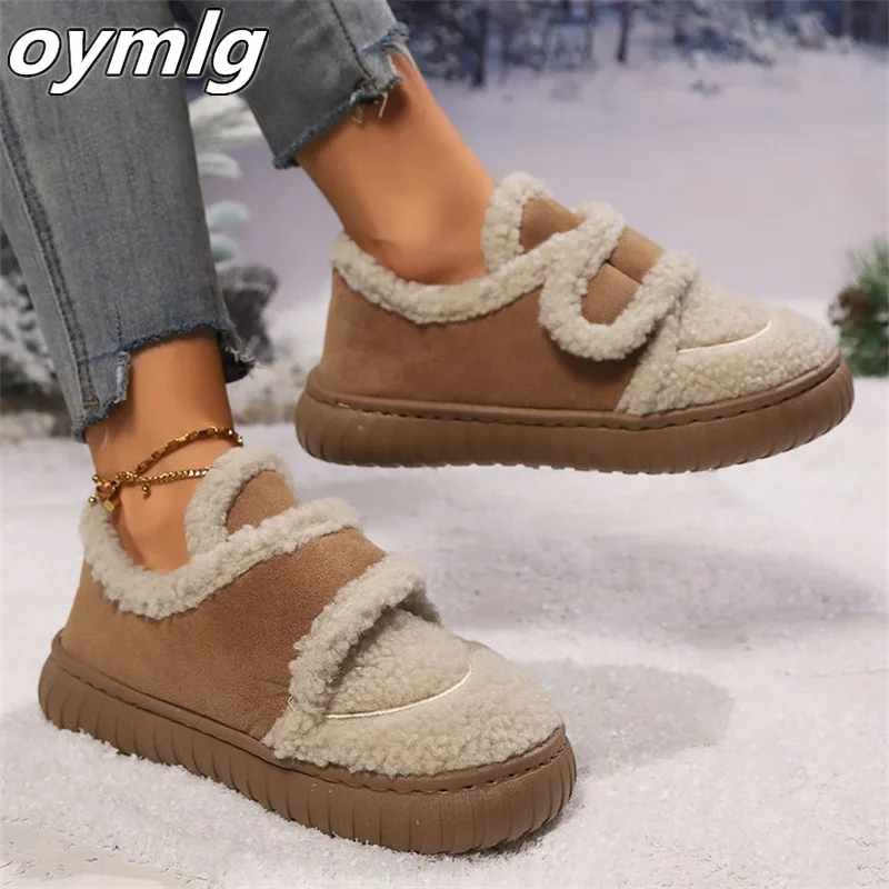 Хлопковая обувь для женщин на осень и зиму из овечьей шерсти популярная в