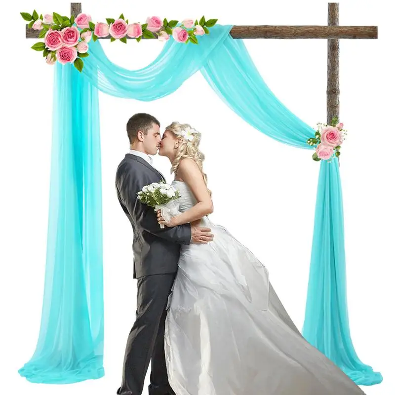 

Драпировочная штора из прозрачного шифона, 70*550 см