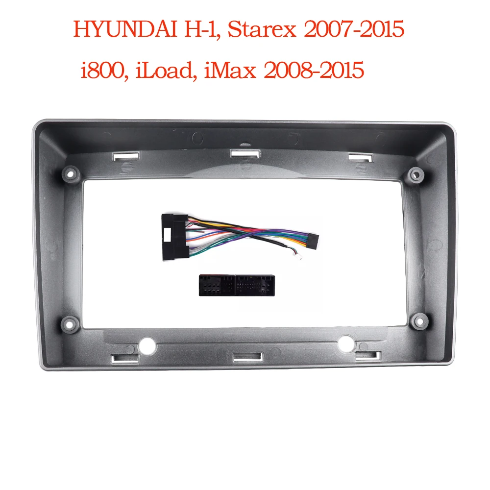 

Car 9 Inch Audio Face Plate Fascia Frame For Hyundai H1/Starex/i800 2Din Big Screen Radio Stereo Panel Dash Mount Frame Kit