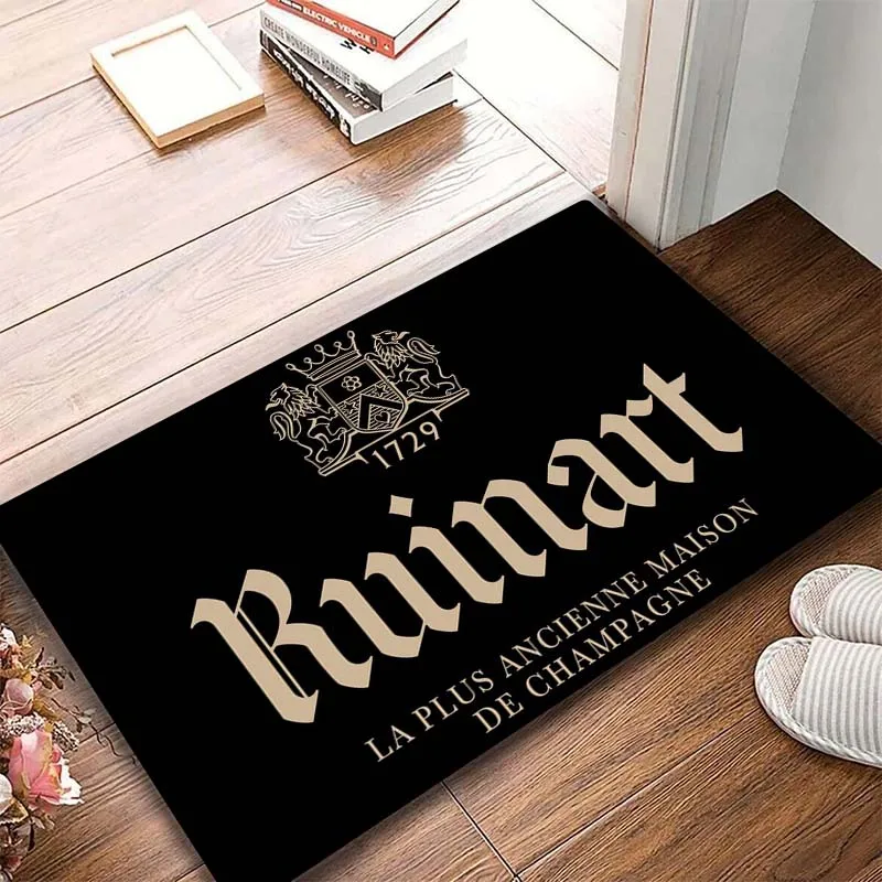 

Напольный коврик Ruinart, стильный коврик с надписью, мягкий противоскользящий, для гостиной, спальни, балкона, Современный домашний декор