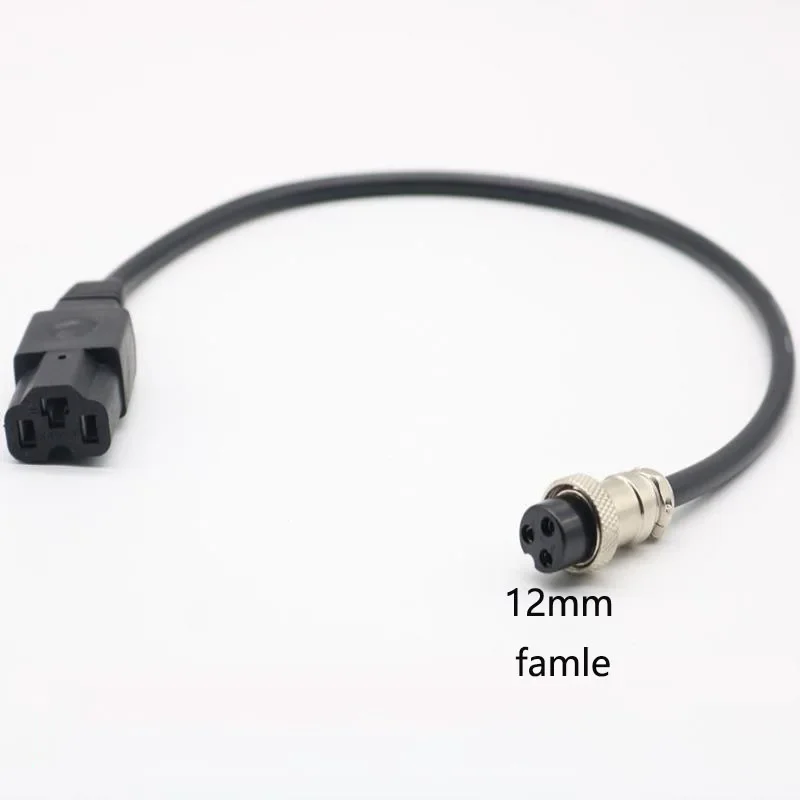 3-контактный пушка, шнур питания, переходная розетка «папа/гнездо» с кабелем, электрическая инвалидная коляска, велосипедный скутер, кабель для зарядки аккумулятора