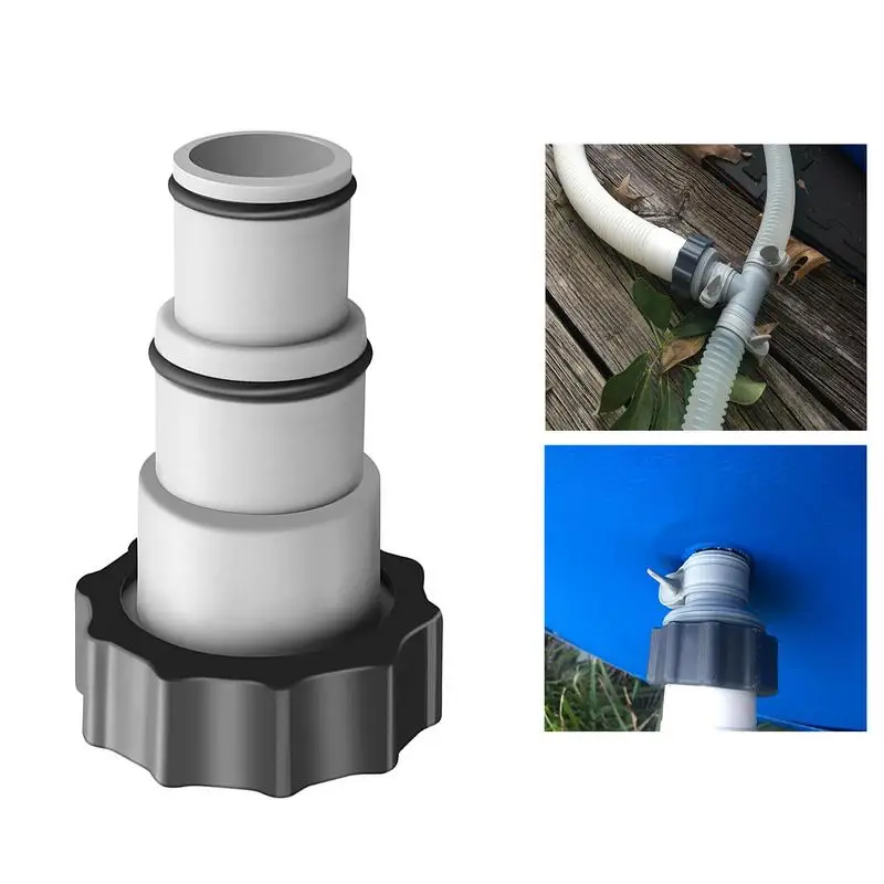 

Replacement Hose Adapter A With Collar For Threaded Connection Pumps Pool Hose Adapter To Plunger Valve Drain Adapter For Above
