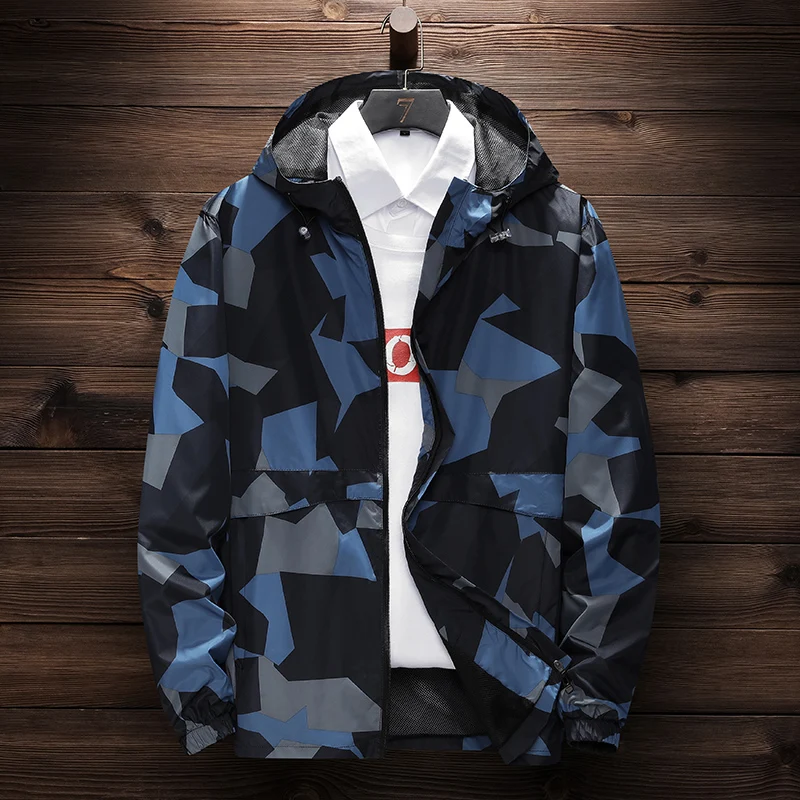

Men's Autumn Coat New Korean Style Trendy Handsome All-Matching Work Clothes Camouflage Casual Fall Clothing Jacket