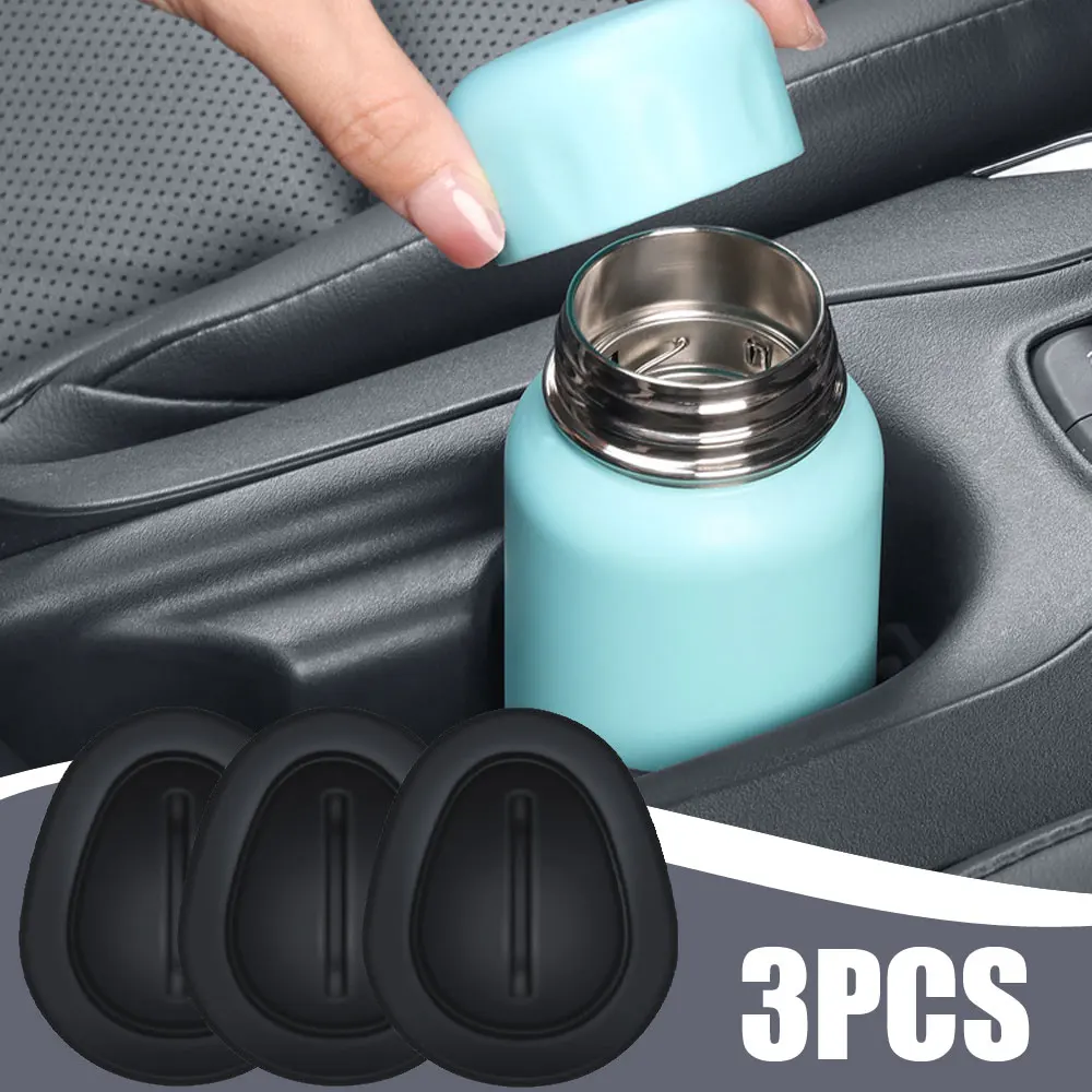 

Универсальный автомобильный держатель для бутылки, 3 шт., ограничитель для стаканов для воды в автомобиле, силиконовая Автомобильная чашка, Нескользящие коврики, держатель, автомобильные аксессуары для интерьера