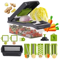 portable multifunctional vegetable cutter fruit slicer grater peeler potato slice carrot onion drain basket kitchen tool
