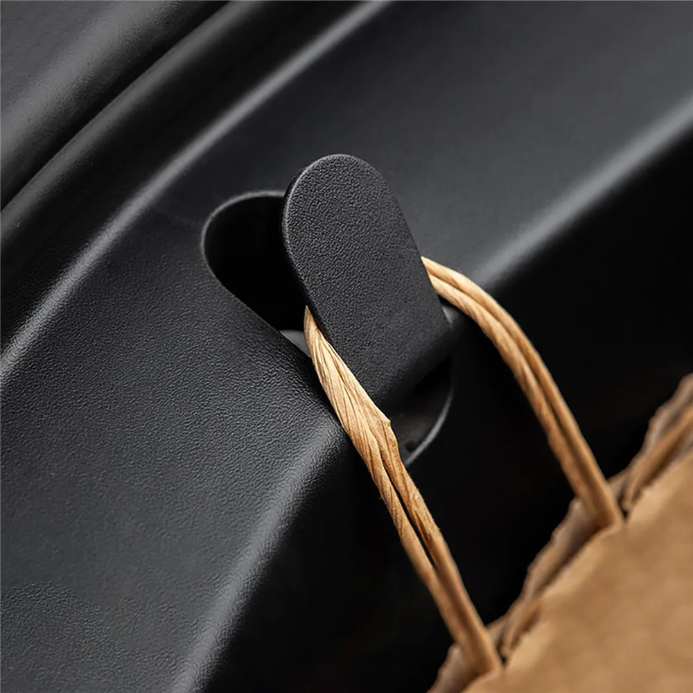 

ABS Black Frunk Hooks Clip Bolt Covers Grocery Bag Cargo Hook Cover With Tool Front Trunk Hooks for Model 3