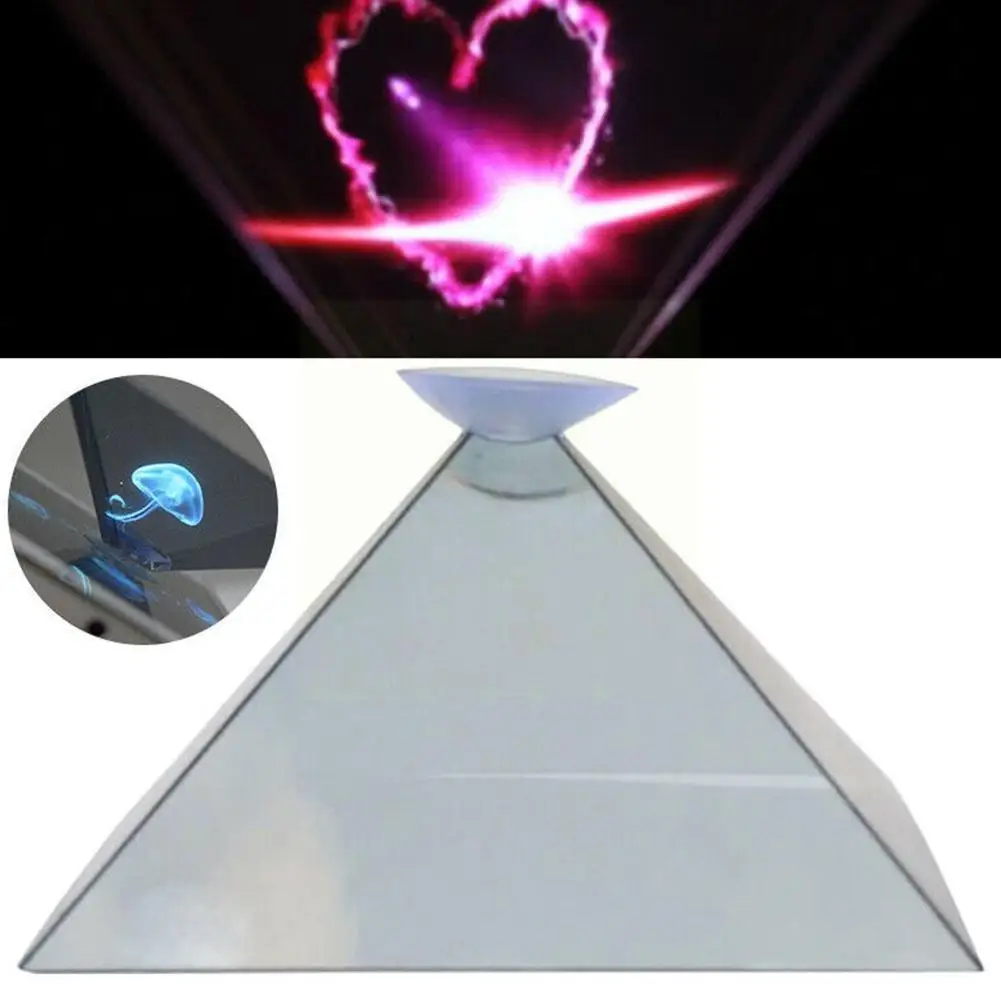 

Smartphone Hologram Advertise 3d Holo Box Holographic Phone Mobile Box Pyramid Tablet Display Type Showcase Projector L8c9