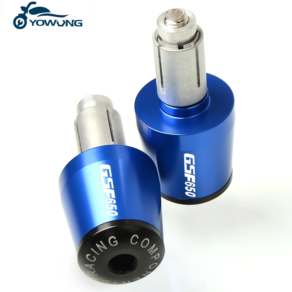 

For SUZUKI GSF650 BANDIT GSF 650 2005 2006 2007 2008 2009 Motorcycle CNC 22MM Handlebar Grips Handle Bar Cap End Plugs