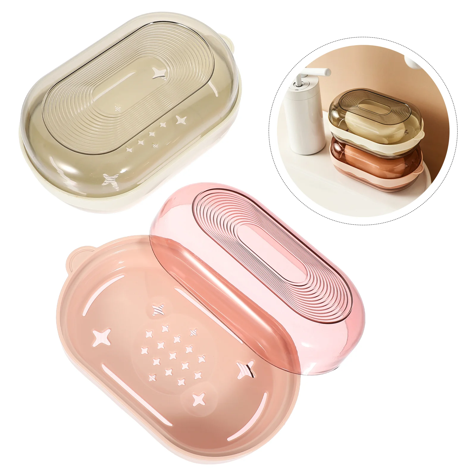 

Футляр для мыла, держатель, поднос, держатель для хранения, мультяшный цветок, съемная тарелка для сохранения, чехол для душа, контейнер для ...