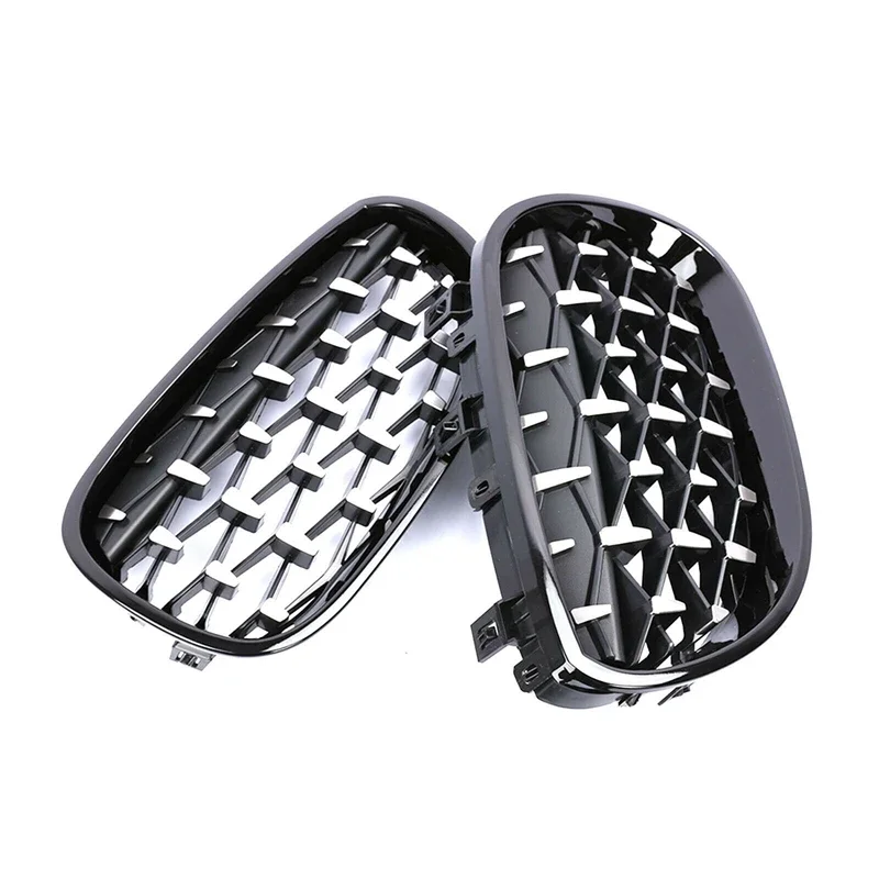 Фото Новая передняя решетка радиатора Diamond Grille для BMW E60 E61 5 серии 550I 535I M5 2003-2010 Meteor №3
