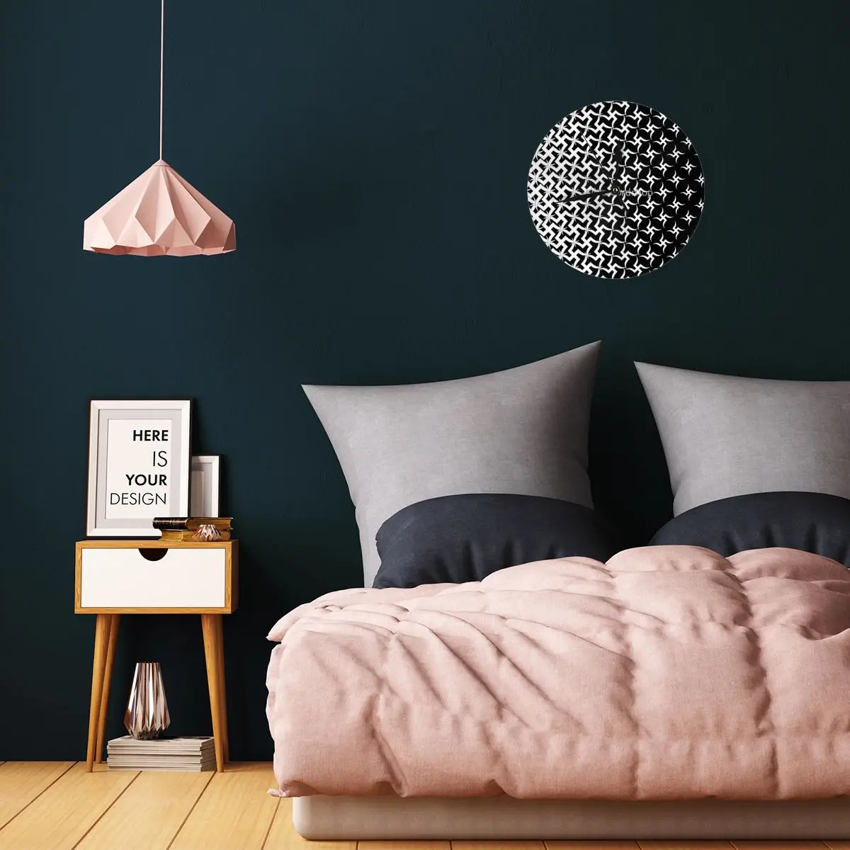 Настенные часы Jain Swasti декоративные круглые для комнаты необходимые украшения