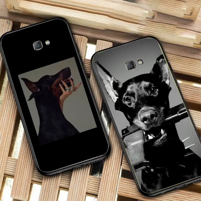 

Doberman dog Phone Case for Samsung J 2 3 4 5 6 7 8 prime plus 2018 2017 2016 core