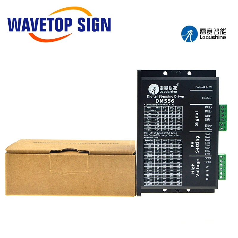 Драйвер шагового двигателя WaveTopSign Leadshine M556C DM556 DM556S DM856 для лазерной резки и