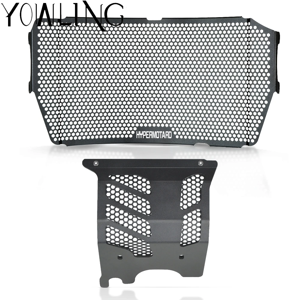 

For Ducati Hyperstrada 939 Motorcycle Radiator Protector Guard Grill Hypermotard 939 2016 2017 2018 oil Cooled Protector Cover