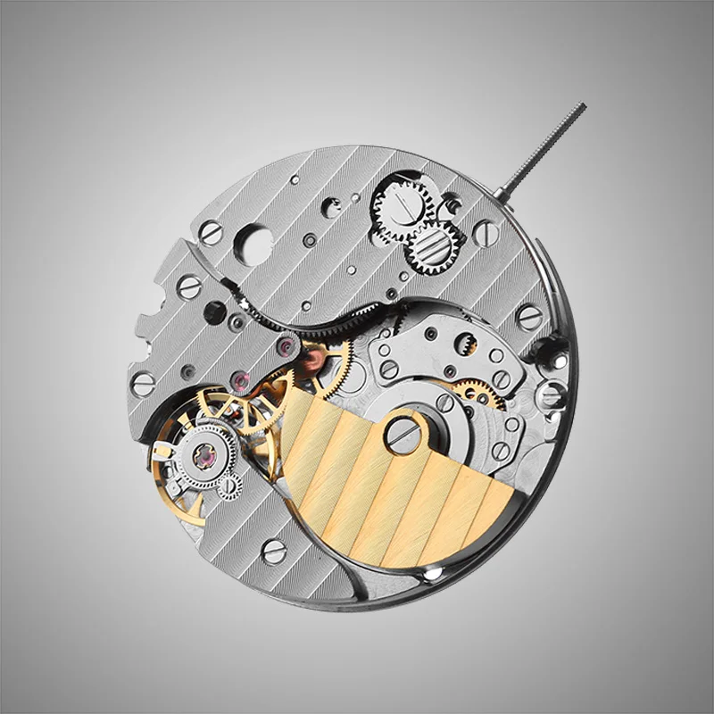 Self-Factory Newest Design High Quality Custom OEM Accurate Automatic Mechanical Watch  Pearl Rotor Fly Wheel movements