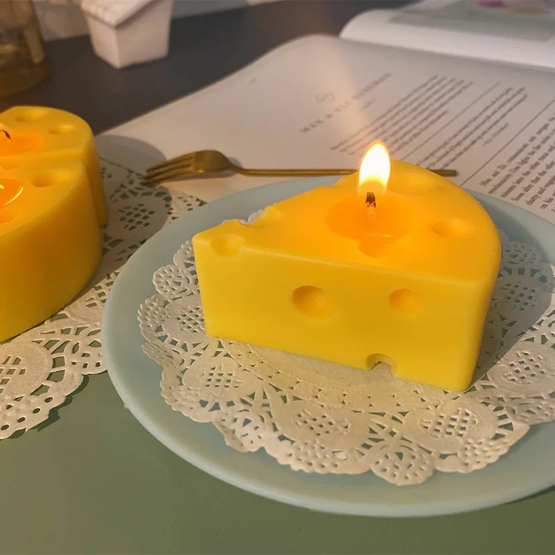 

Handmade Fragrance Creative Gift Fragrance Cheese Candle Wholesale DIY Decoration Gift Birthday Candle Fragrance Wedding Party