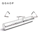 Футляр для карандашей QGAOP, для чтения, с лупой для дальнозоркости, для мужчин и женщин, с трубкой без оправы, металлический прозрачный + 1, 1,5, 2, 2,5, 3, 3,5