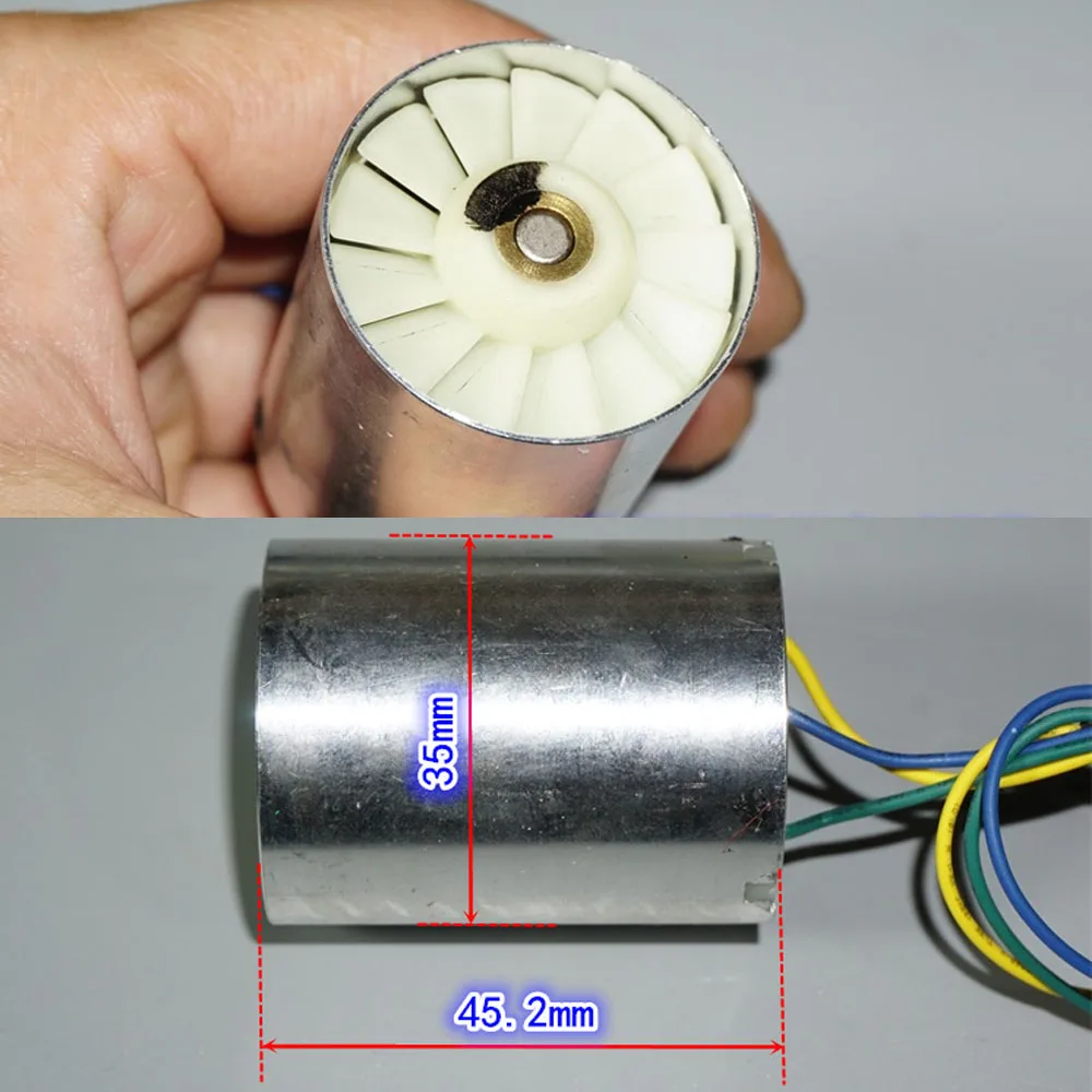 Бесщеточный двигатель 6A Макс. 50 Вт Высокоскоростной вентилятора Электрический