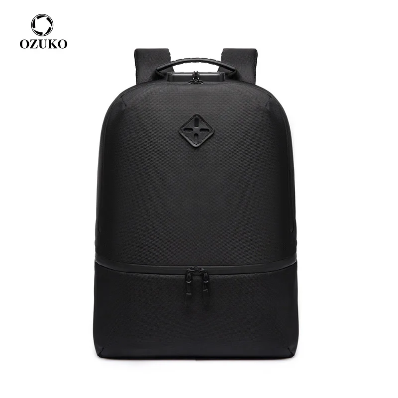 

OZUKO New 15.6 inch Laptop Anti-theft Backpack Men Causal School Backpacks Bags for Teenager Water-Repellent Travel Male Mochila