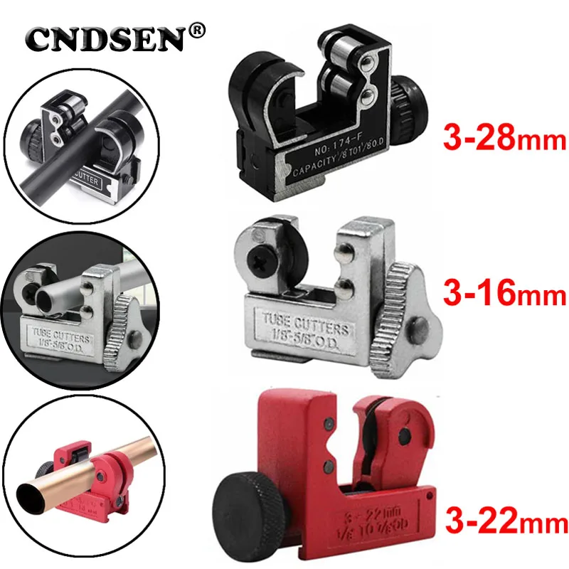 

Tube Pipe Cutter 3-16mm 3-22mm 3-28mm Copper Brass Aluminium Stainless Steel Pipes Cutting Tool Plumbing Tool Shear
