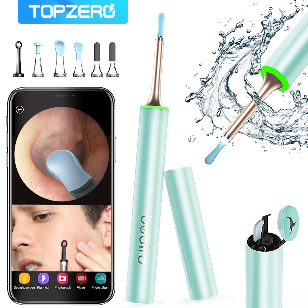 

Bebird T15 Visual Ear Cleaner Endoscope Camera 2in1 Acne Wax Removal Cleaning Ear Pick Tool IP67 Waterproof Otoscope Mini Camera