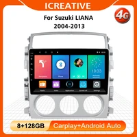 9 inch 2 5d touch screen android 4g carplay navigation gps multimedia player for suzuki liana 2004 2013 head unit with frame