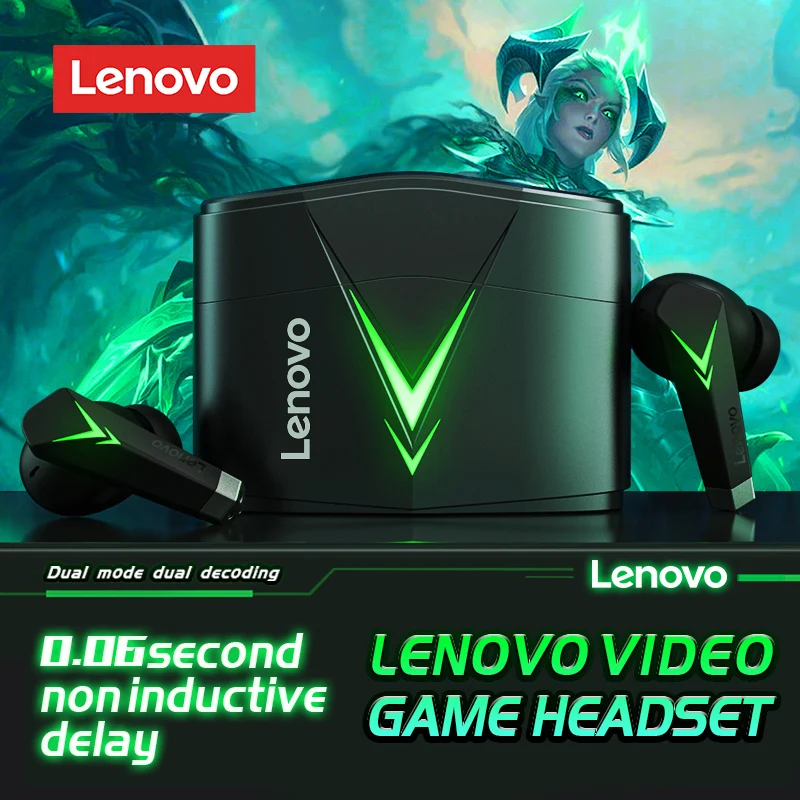 

Новинка 100%, оригинальные Игровые наушники Lenovo LP6 GM1 GM5 TWS, беспроводные bluetooth наушники с двойным режимом, гарнитура с микрофоном, музыкальные н...