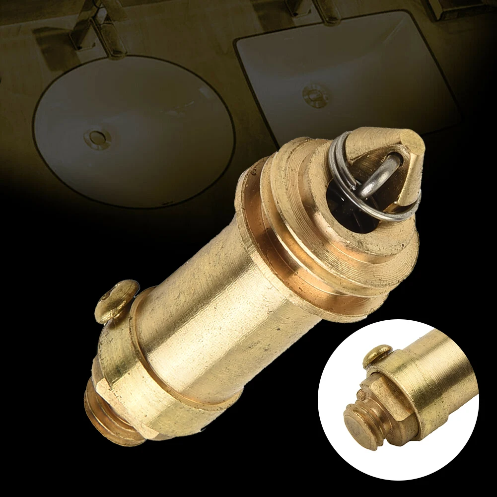 

1/2pcs Basin Sink Bath Replacement Waste Easy Pop Up Click Clack Plug Bolt Spring Plug Bolt Spring Bathroom Sink Tool Parts