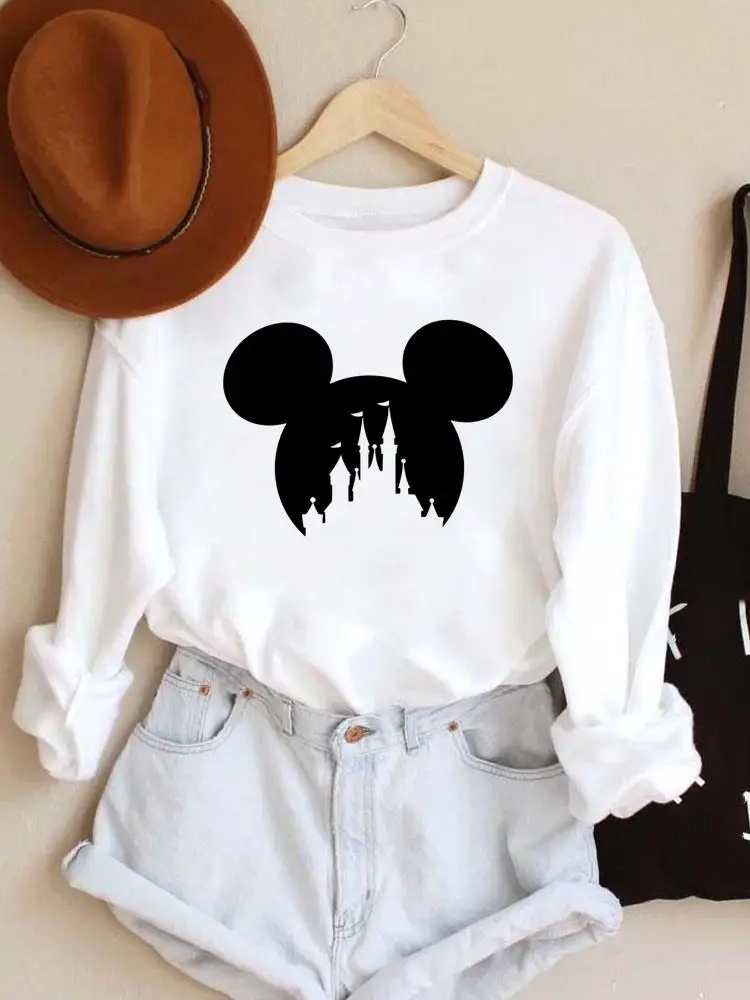 

Женский пуловер с принтом милого Микки Мауса в стиле 90-х